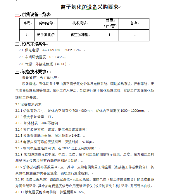 离子氮化炉 第三次招标通告_公示通告_1XBET资讯_1XBET