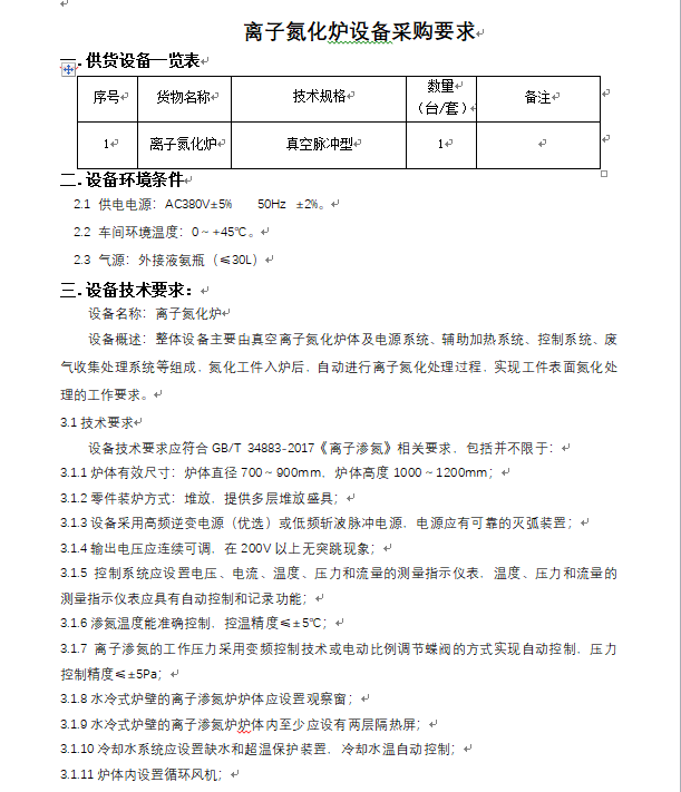 离子氮化炉 招标通告_公示通告_1XBET资讯_1XBET